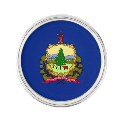 Vermont State Flag Design Decor Lapel Pin