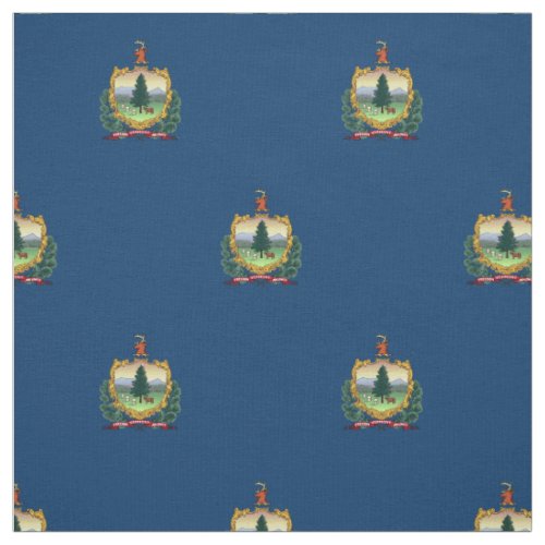 Vermont State Flag Fabric