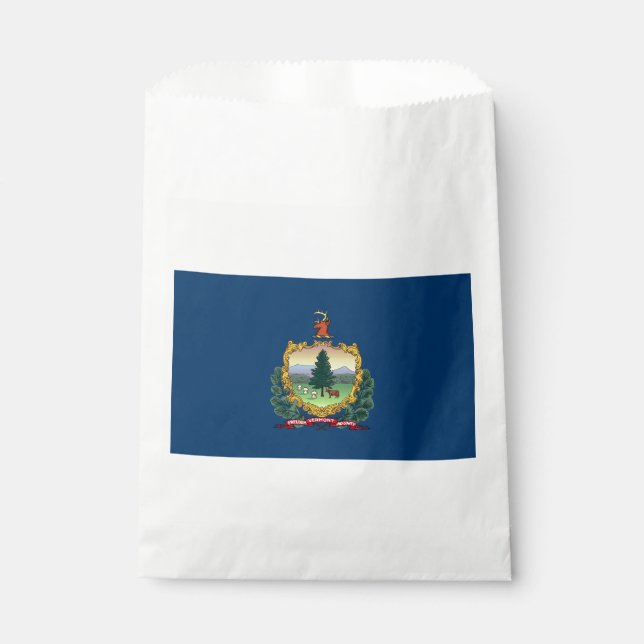 Vermont State Flag Favor Bag (Front)