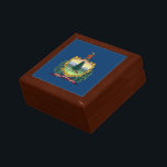 Vermont State Flag Gift Box<br><div class="desc">Patriotic Vermont state flag.</div>