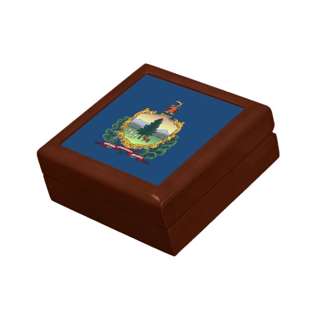 Vermont State Flag Gift Box (Side)