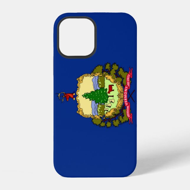 Vermont State flag Iphone Case (Back)