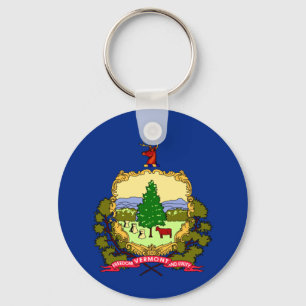 Vermont State Flag Keychain