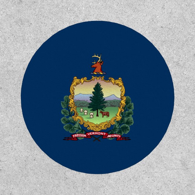 Vermont State Flag Patch (Front)