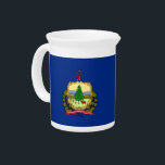 Vermont State Flag Pitcher<br><div class="desc">Awesome Pitcher with Flag of Vermont State. United States of America. This product its customizable.</div>