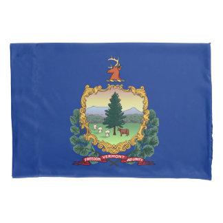 Vermont State Flag Print Patriotc Pillow Case