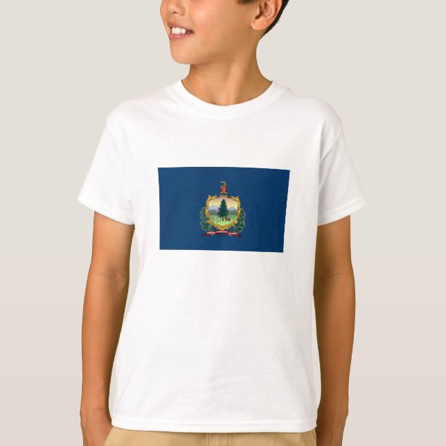 Vermont State Flag T-Shirt (Front)