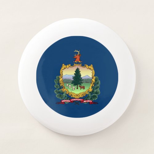 Vermont State Flag Wham_O Frisbee