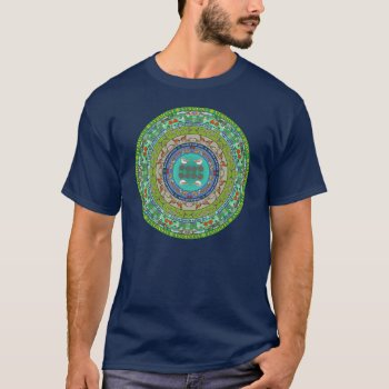 Vermont State Mandala T Shirt by TravelingMandalas at Zazzle