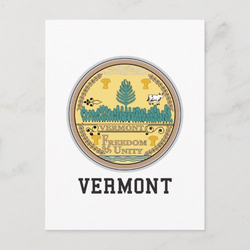 Vermont State Postcard