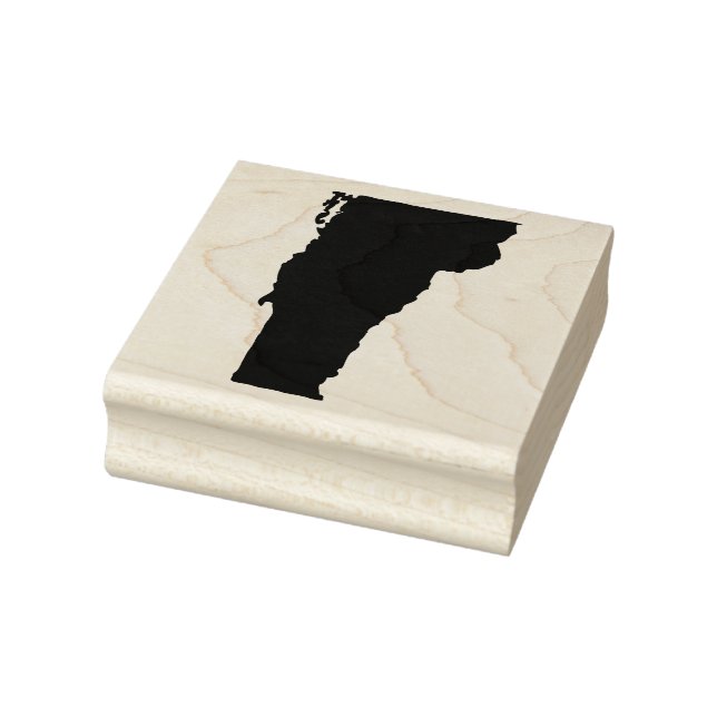 Vermont State Solid Rubber Art Stamp (Stamp)