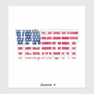 Vermont state sticker