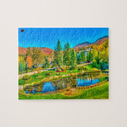 Vermont Stowe Jigsaw Puzzle