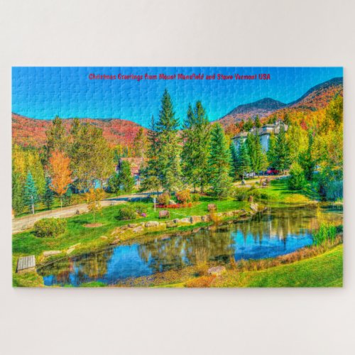 Vermont Stowe Jigsaw Puzzle