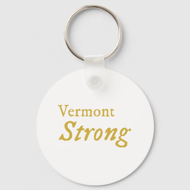 Vermont Strong  Keychain (Front)