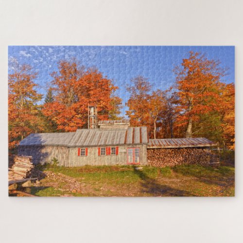Vermont Sugar House Jigsaw Puzzle