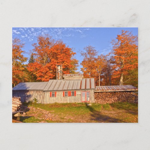 Vermont Sugar House Postcard