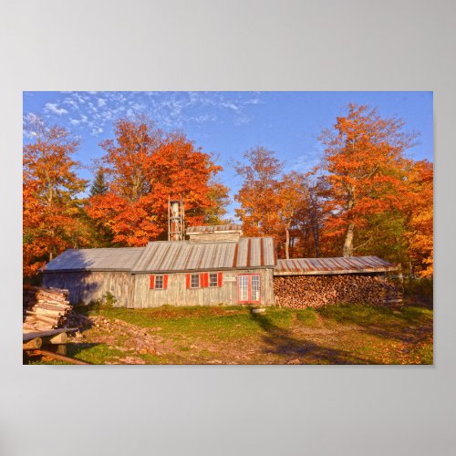 Vermont Sugar House Poster