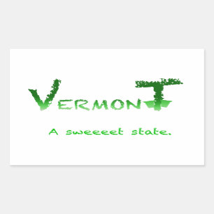 Vermont Sweeeet Rectangular Sticker