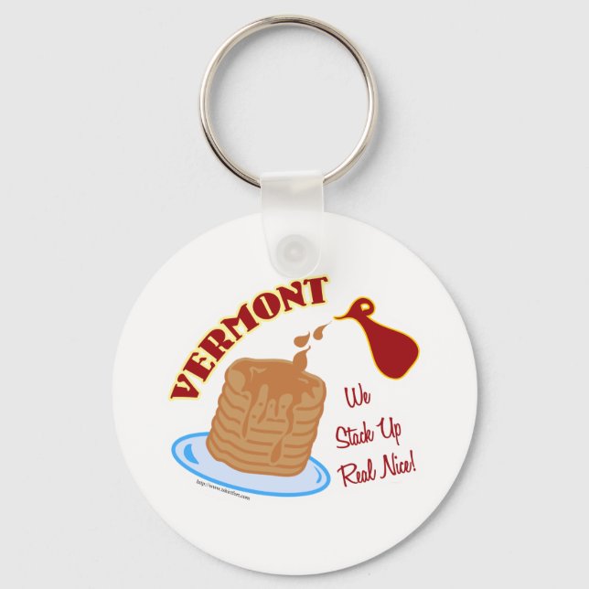 Vermont Syrup Keychain (Front)