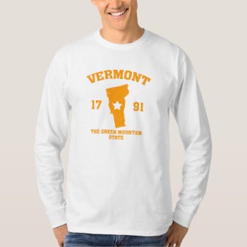 Vermont T-shirt by digitalcult at Zazzle