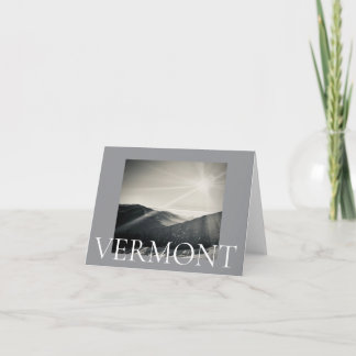 Vermont Thank You Card