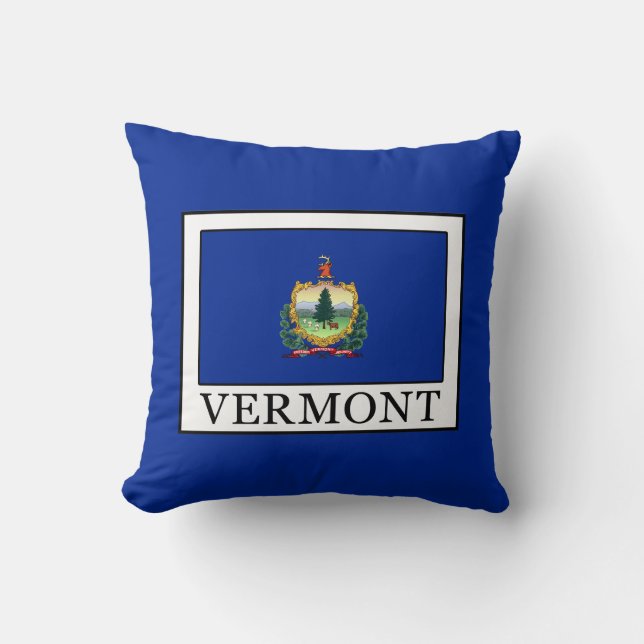 Vermont Throw Pillow (Front)