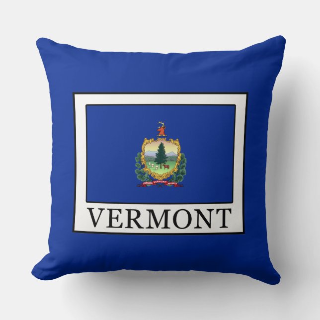 Vermont Throw Pillow (Front)