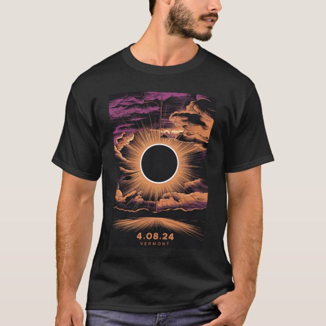 Vermont total solar eclipse  T-Shirt (Front)