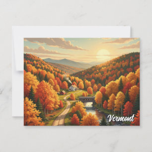 Vermont Travel Postcard