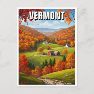 Vermont Travel Postcard