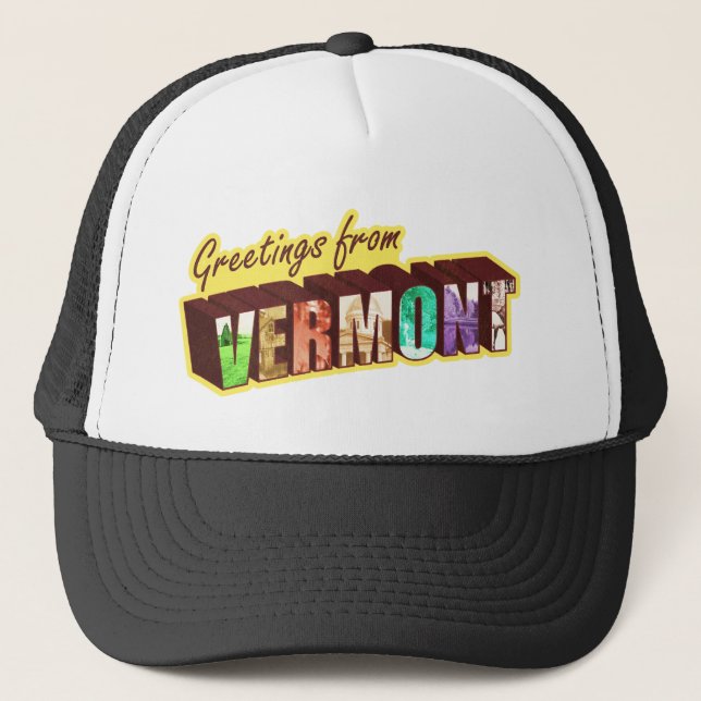 Vermont` Trucker Hat (Front)