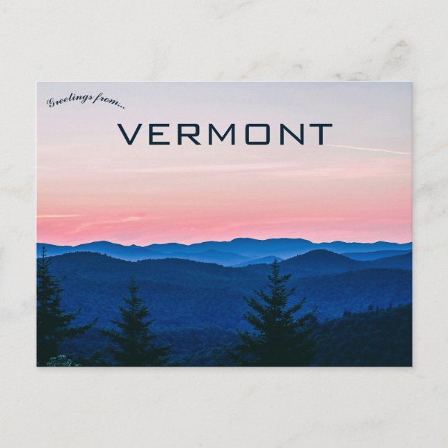 Vermont USA Postcard (Front)