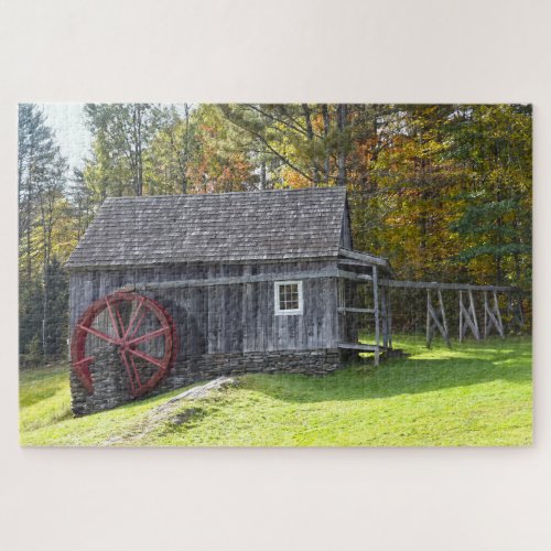 Vermont Vintage Gristmill Jigsaw Puzzle