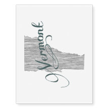 Vermont Vintage Typography One Large