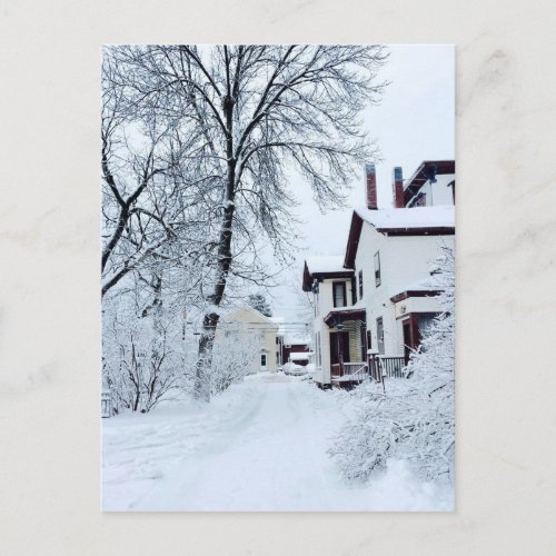 Vermont White Winter Postcard