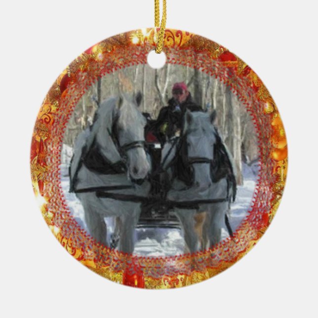 Vermont Winter Ornament (Front)