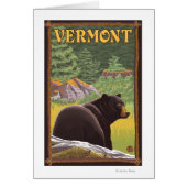 VermontBlack Bear in Forest (Front)