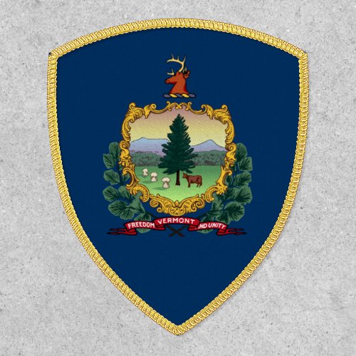 Vermonter Flag Flag of Vermont Patch