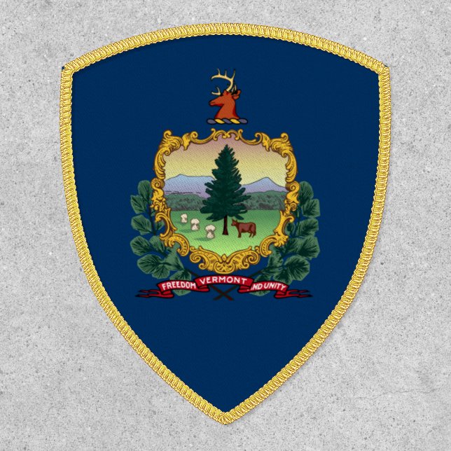 Vermonter Flag, Flag of Vermont Patch (Front)