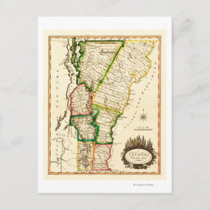 VermontPanoramic MapVermont 2 Postcard