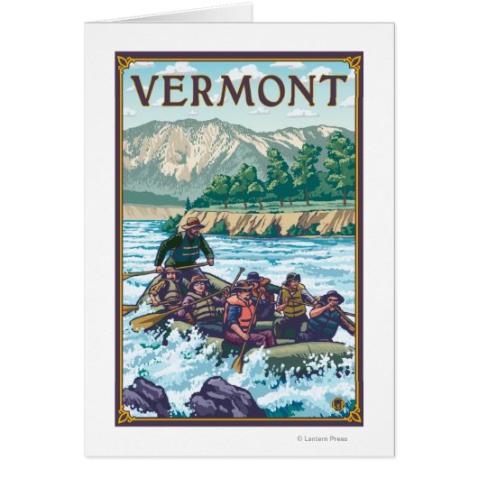 VermontRiver Rafting Scene Cards (Front)