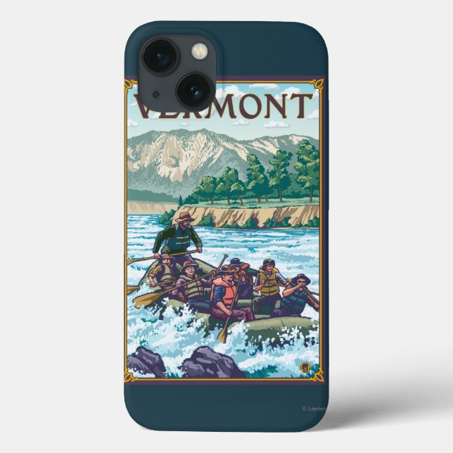 VermontRiver Rafting Scene Case-Mate iPhone Case (Back)