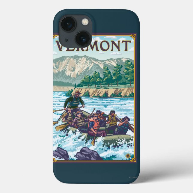 VermontRiver Rafting Scene Case-Mate iPhone Case (Back)