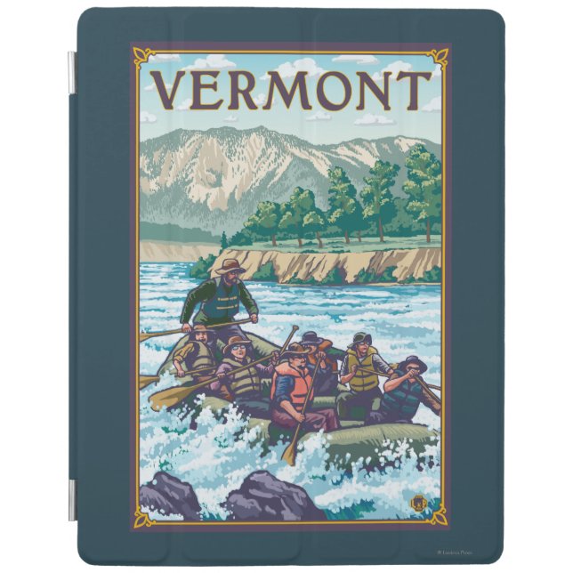 VermontRiver Rafting Scene iPad Smart Cover (Front)