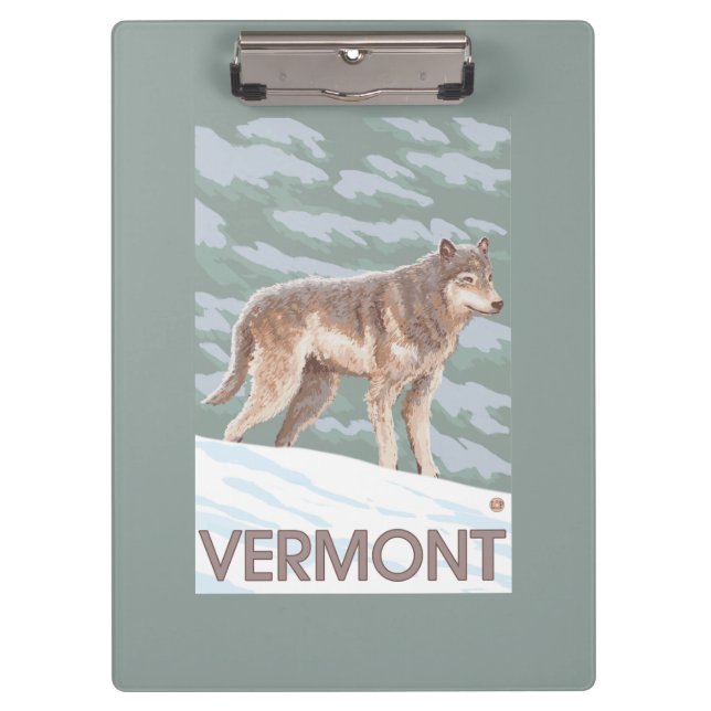VermontWolf Scene Clipboard (Front)