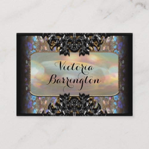 Vermothe Sombey 2.5" Pearl Professional Large Business Cards (Pack Of 100)