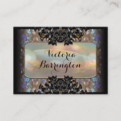 Customizable Vermothe Sombey 2.5" Pearl Professional Large Business Cards (Pack Of 100)