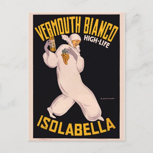 Vermouth Bianco high_life Isolabella Postcard