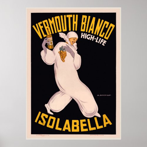 Vermouth Bianco high_life Isolabella Poster